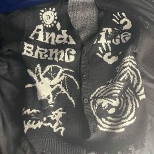 No-brand Men's Multi Cardigan